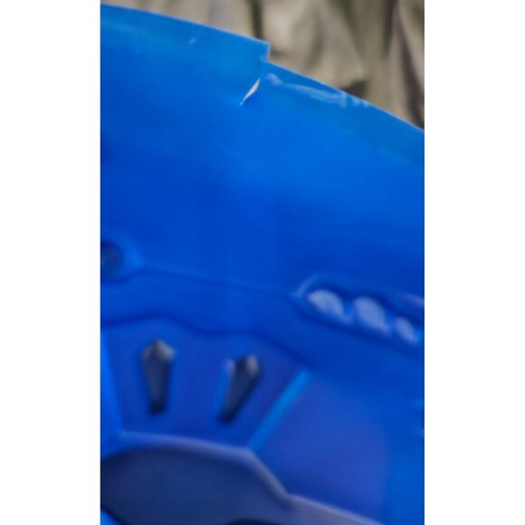 Power Rangers Beast Morphers Blue Ranger Kids Muscle Costume Mask Halloween 7-8 - Picture 8 of 10